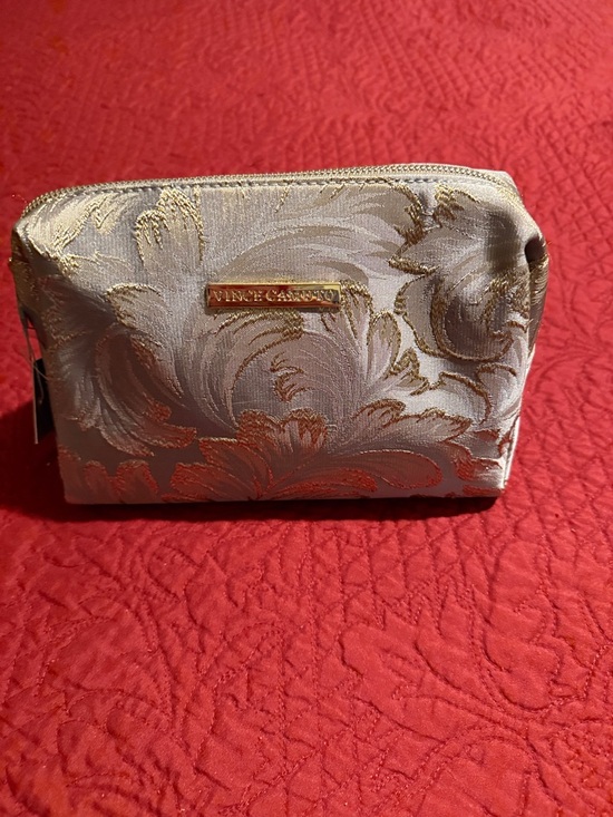 Handbags - Vince Camuto Cosmetics Bag With Eye Mask set